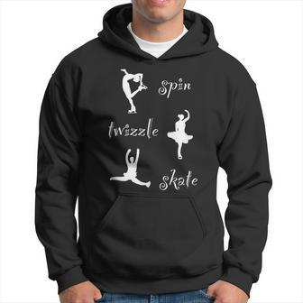 Ice Skating Spin Twizzle Skate For Figure Skaters Hoodie | Mazezy