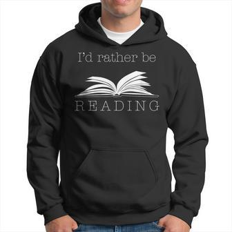 I'd Rather Be Reading T Cute Bookworm Hoodie | Mazezy