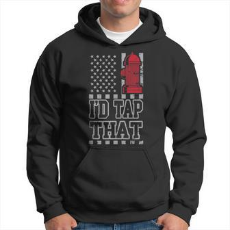 Id Tap That Funny Firefighter Pride Hoodie | Mazezy