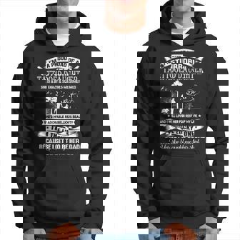 Im A Proud Dad Of A Stubborn Tattooed Daughter Hoodie | Mazezy