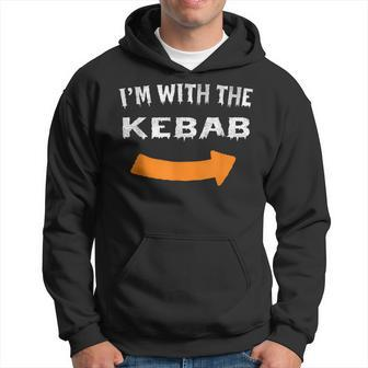 I'm With The Kebab Lazy Halloween Costume Hoodie | Mazezy
