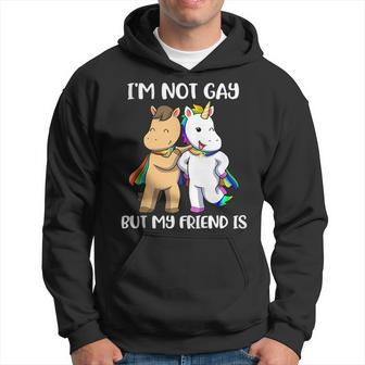 Im Not Gay But My Friend Is Hoodie | Mazezy