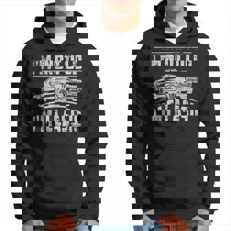 Im Not Old Im Classic Funny Classic Car Graphic Vintage Hoodie | Mazezy