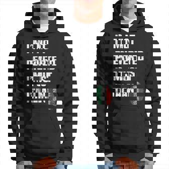 Im Not Perverted Im Just Italian Vintage Italy Funny Hoodie | Mazezy