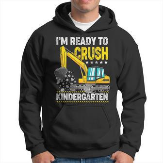 Im Ready To Crush Kindergarten Construction Vehicle Boys Construction Funny Gifts Hoodie | Mazezy