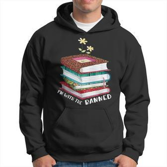 Im With The Banned Books I Read Banned Reader Books Lovers Hoodie | Mazezy