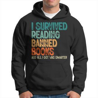Im With The Banned I Survived Reading Banned Books Hoodie - Monsterry