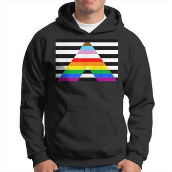 Inclusives Allys Pride Flag Hoodie - Seseable