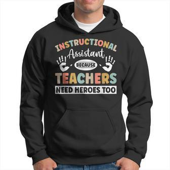 Instructional Coach Activity Instructional Assistant Hoodie | Mazezy