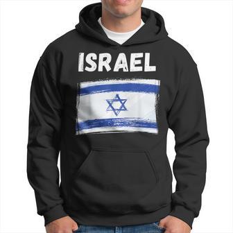 Israel Flag Holiday Vintage Grunge Israeli Flag Hoodie - Thegiftio UK