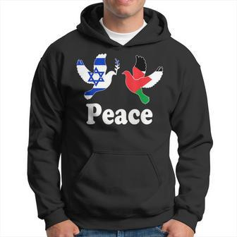 Israel Palestine Peace Friendship Pigeons Hoodie | Mazezy AU