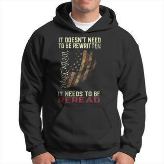 It Doesnt Need To Be Rewritten We The People On Back Hoodie - Seseable
