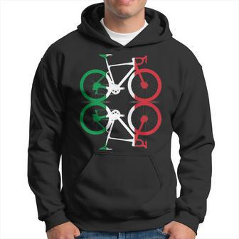 Italian Cycling Italy Flag Bike Bicycle Racing Gift Hoodie | Mazezy
