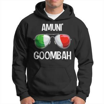 Italian Funny Italy Slang Italia Pun Amunin Goombah Hoodie | Mazezy