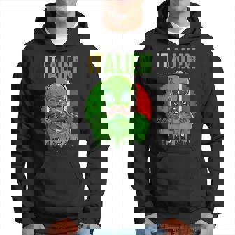 Italien Funny Italian Italy Funny Ufo Meme Hoodie | Mazezy