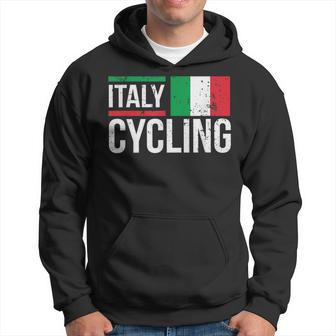 Italy Cycling Cyclist Bike Riding Racing Italian Flag Hoodie | Mazezy