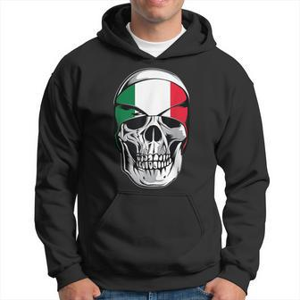 Italy Flag Bandana Skull Italia Italian Sicilian Pride Mafia Hoodie | Mazezy