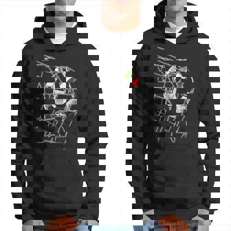 Italy Italian Flag Design On Soccer Ball Jersey Hoodie | Mazezy