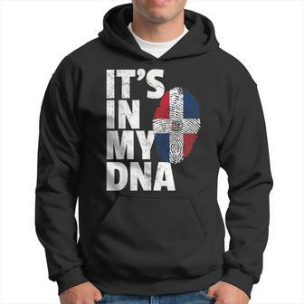 It's In My Dna Dominican Republic Flag Christmas Hoodie - Monsterry