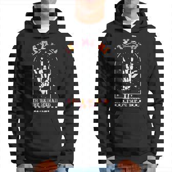 Its Me Hi I'm The Retro Bridesmaid Bachelorette Spooky Party Hoodie | Mazezy