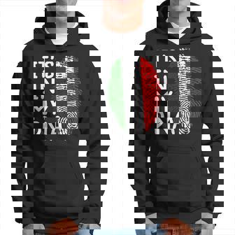 Its In My Dnaitalian Italy Flag Italian Roots Hoodie | Mazezy