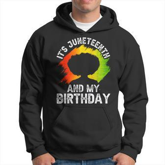 Its Junenth And My Birthday 1865 Africa Black American Hoodie | Mazezy