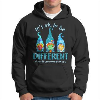 Its Ok To Be Different Autism Awareness Gnomes Hoodie - Seseable