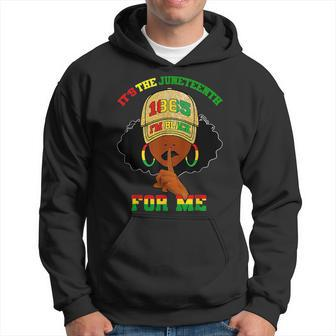 Its The Junenth For Me Free Ish Since 1865 Independence Hoodie | Mazezy