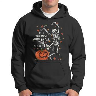 It's The Most Wondrful Time Of The Year Skeleton Halloween Hoodie