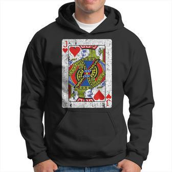 Jack Of Hearts Playing Card Halloween Costume Vintage Halloween Funny Gifts Hoodie | Mazezy