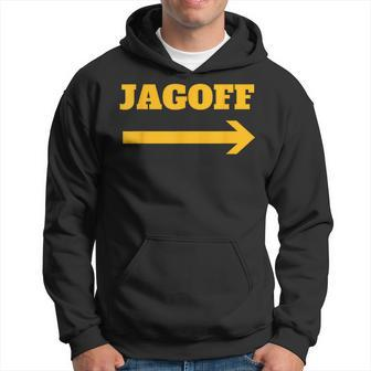 Jagoff Black And Gold Pittsburgh Slang Hoodie | Mazezy