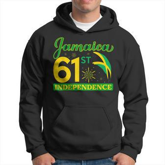 Jamaica 61St Independence Day Celebration Jamaican Flag Hoodie - Seseable