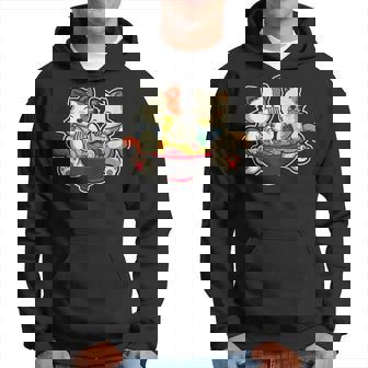 Japanese Anime Kawaii Ramen Noodles Cat Gift For Women Hoodie - Thegiftio