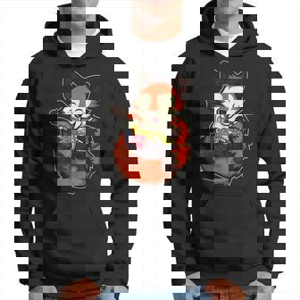 Japanese Anime Kawaii Ramen Noodles Fox Hoodie - Thegiftio