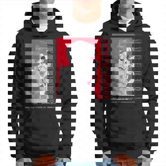 Japanese Horror Two Faces Yurei Bakemono Obake Japanese Hoodie | Mazezy