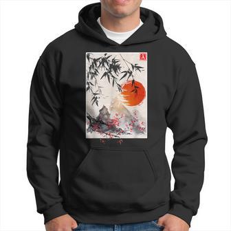 Japanese Scenery Culture Vintage Sakura Cherry Blossom Tree Gift For Women Hoodie - Thegiftio UK