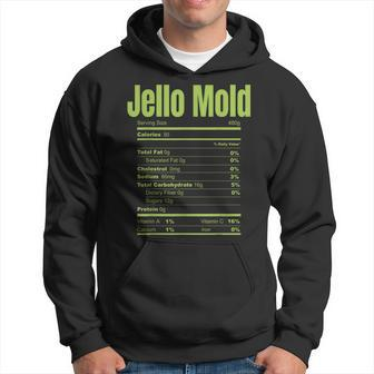 Jello Mold Green Lime Dessert Nutrition Facts Label Matching Facts Funny Gifts Hoodie | Mazezy
