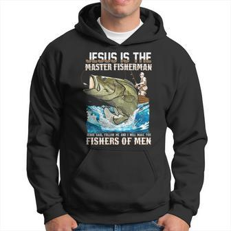 Jesus Fisher Of Bible Verse Fishing Dad Grandpa Hoodie | Mazezy
