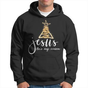 Jesus Is My Reason For The Season Christmas Hoodie - Thegiftio UK