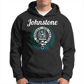 Johnstone Clan Scottish Name Coat Of Arms Tartan Hoodie | Mazezy UK