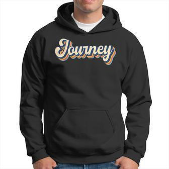 Journey Personalized Name Retro Vintage Birthday For Journey Hoodie | Mazezy
