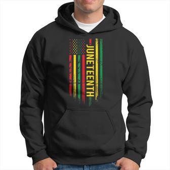 June 19Th Black History Junenth African American Us Flag Hoodie | Mazezy