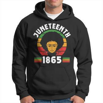 Junenth 1865 Black American Africa Hoodie | Mazezy