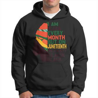 Junenth African American Pride Queen Black Month History Hoodie | Mazezy