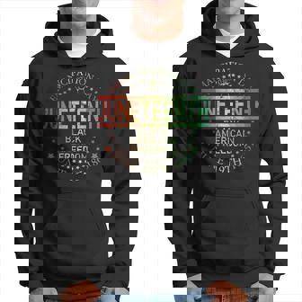 Junenth Black African Junenth & Black History Hoodie | Mazezy