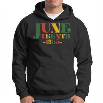 Junenth Celebrate Black Freedom 1865 Junenth Afro Hoodie | Mazezy UK