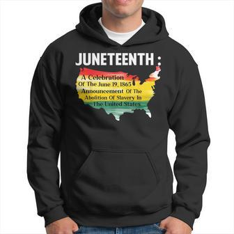 Junenth Celebrates Black Freedom African American History Hoodie - Thegiftio UK