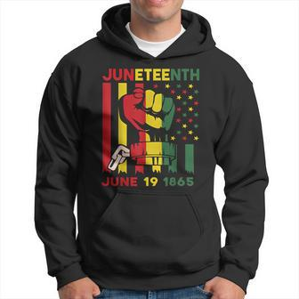Junenth Celebrating Black Freedom 1865 African American Hoodie | Mazezy