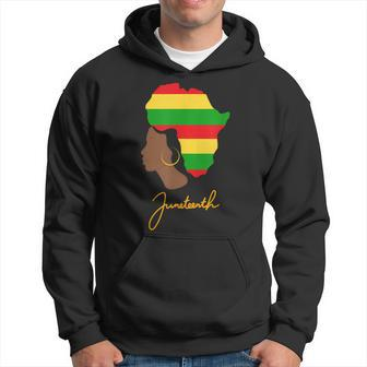 Junenth Celebrating Black Freedom 1865 - African American Hoodie | Mazezy