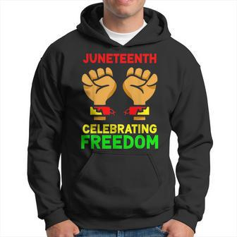 Junenth Celebrating Freedom 1865 Black Africa American Us Hoodie - Thegiftio UK